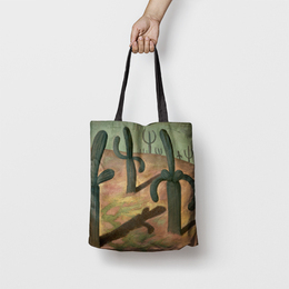 Shopping bag Paesaggio con cactus